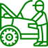 Car hood open icon